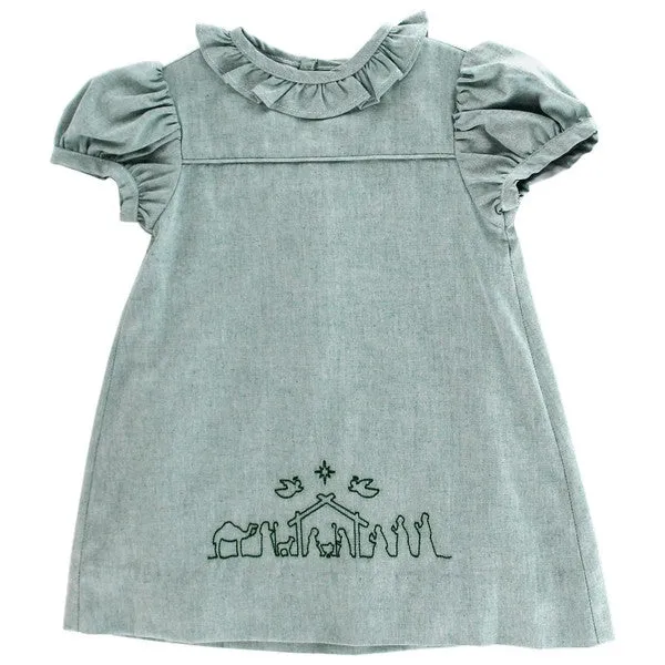 A-Line Dress - Nativity Stitch