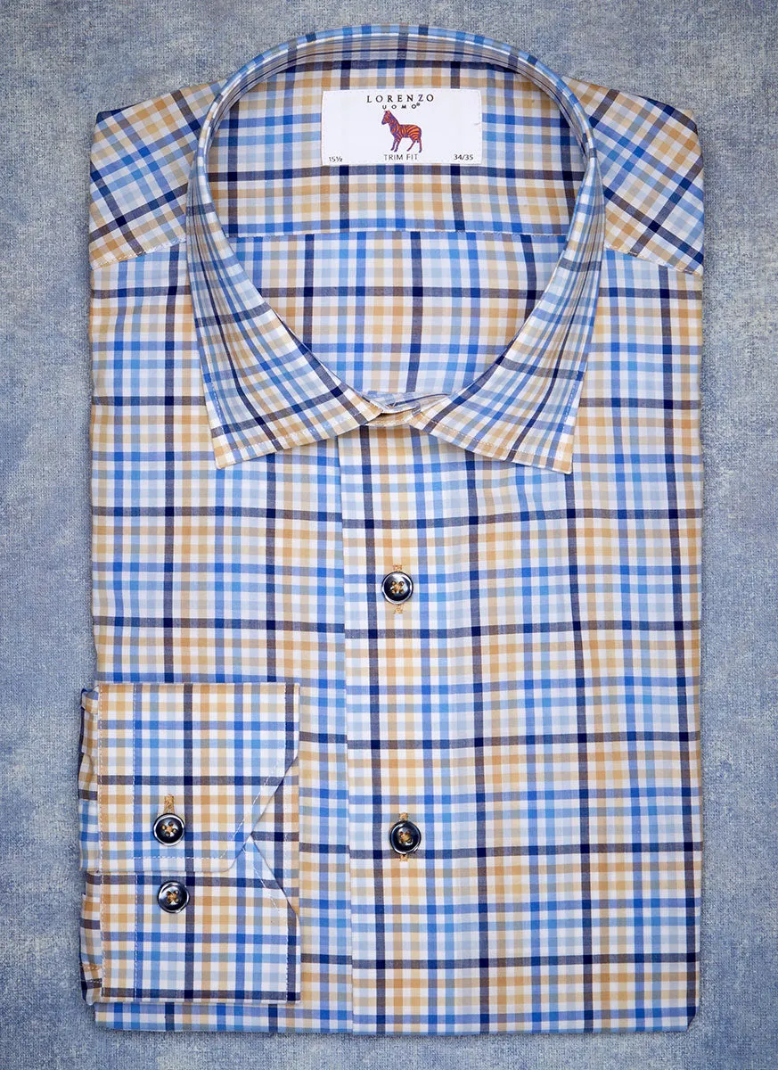 Alexander in Blue & Yellow Plaid Shirt