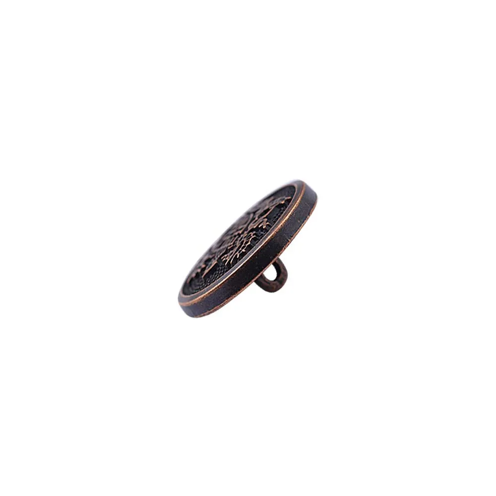Antique Finish Royal Emblem Metal Buttons for Coat/Suit/Sherwani