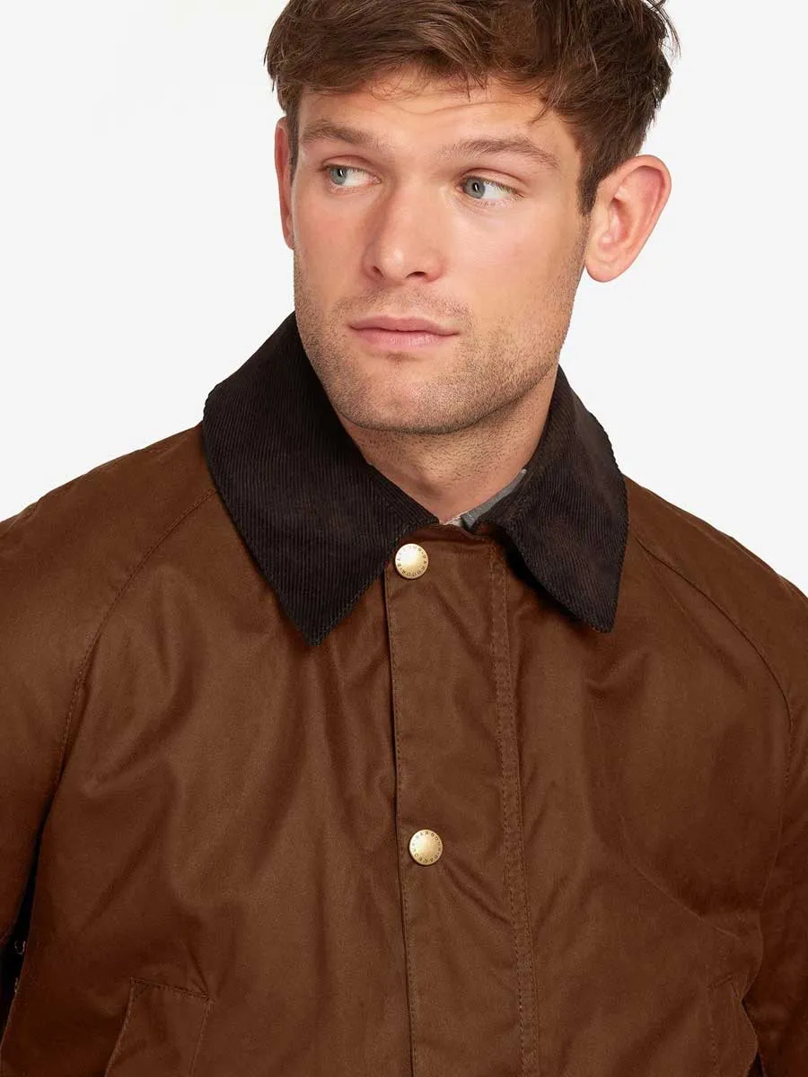 BARBOUR Ashby Wax Jacket - Mens - Bark