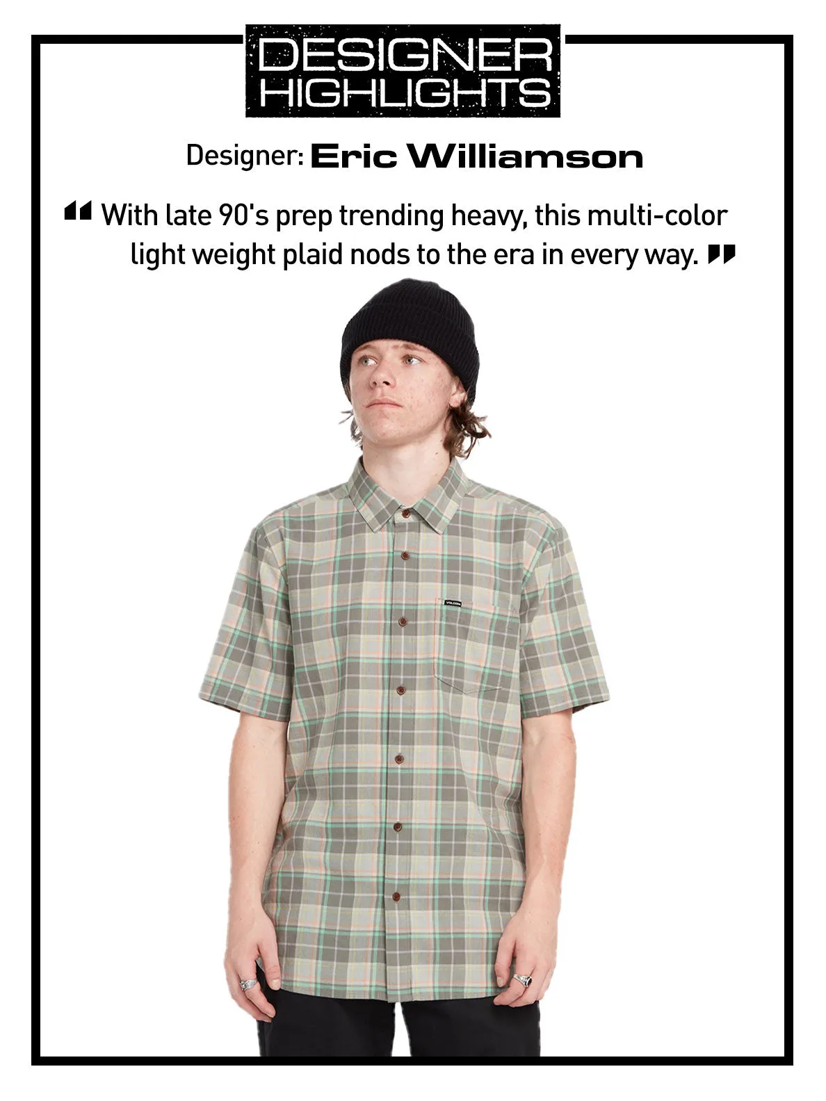 Benson Short Sleeve Shirt - Moonbeam