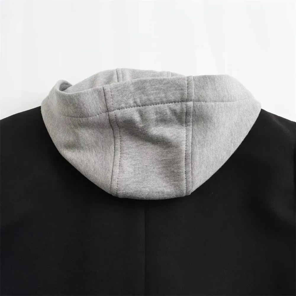 Blazer with Hooded Layer