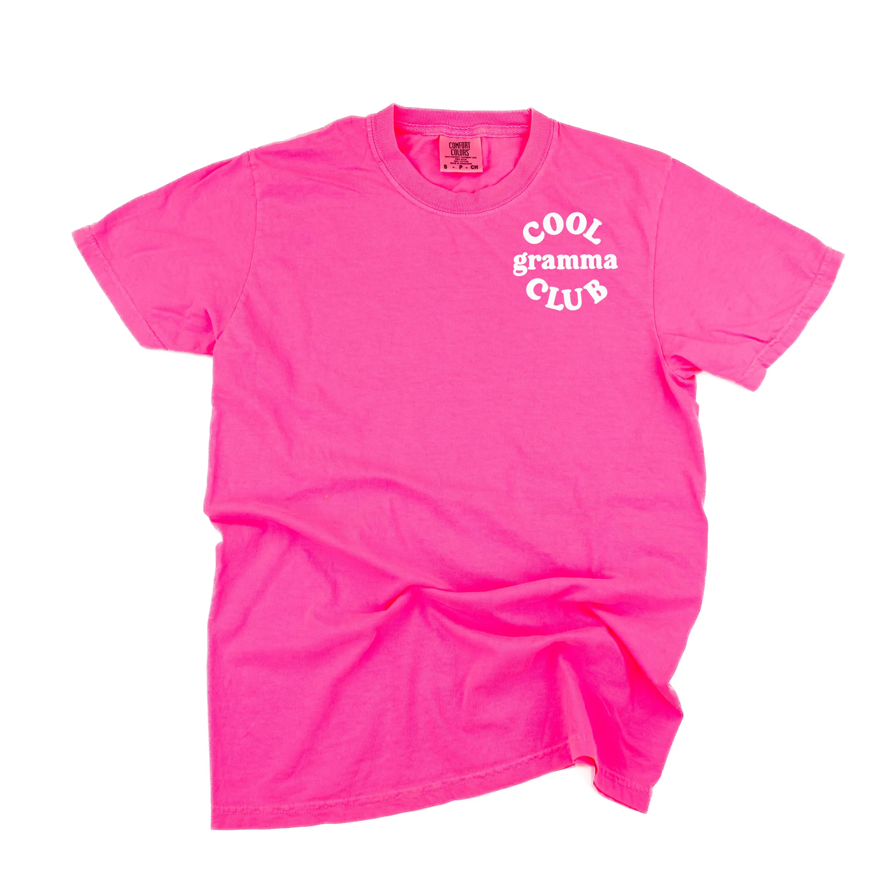 COOL Gramma CLUB - Pocket Design - SHORT SLEEVE COMFORT COLORS TEE