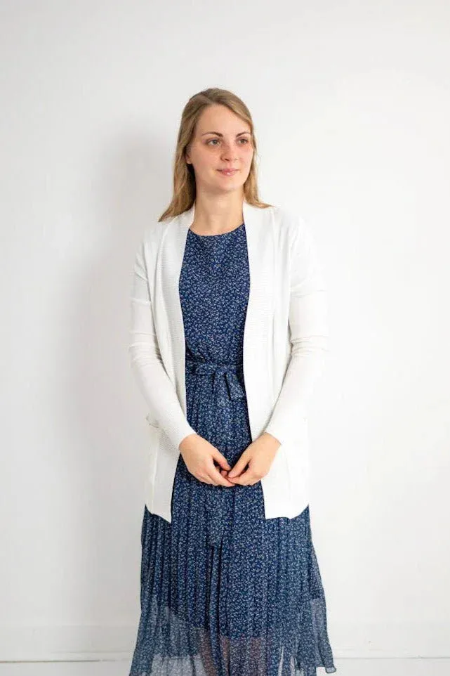 Della Cardigan in Ivory - FINAL SALE