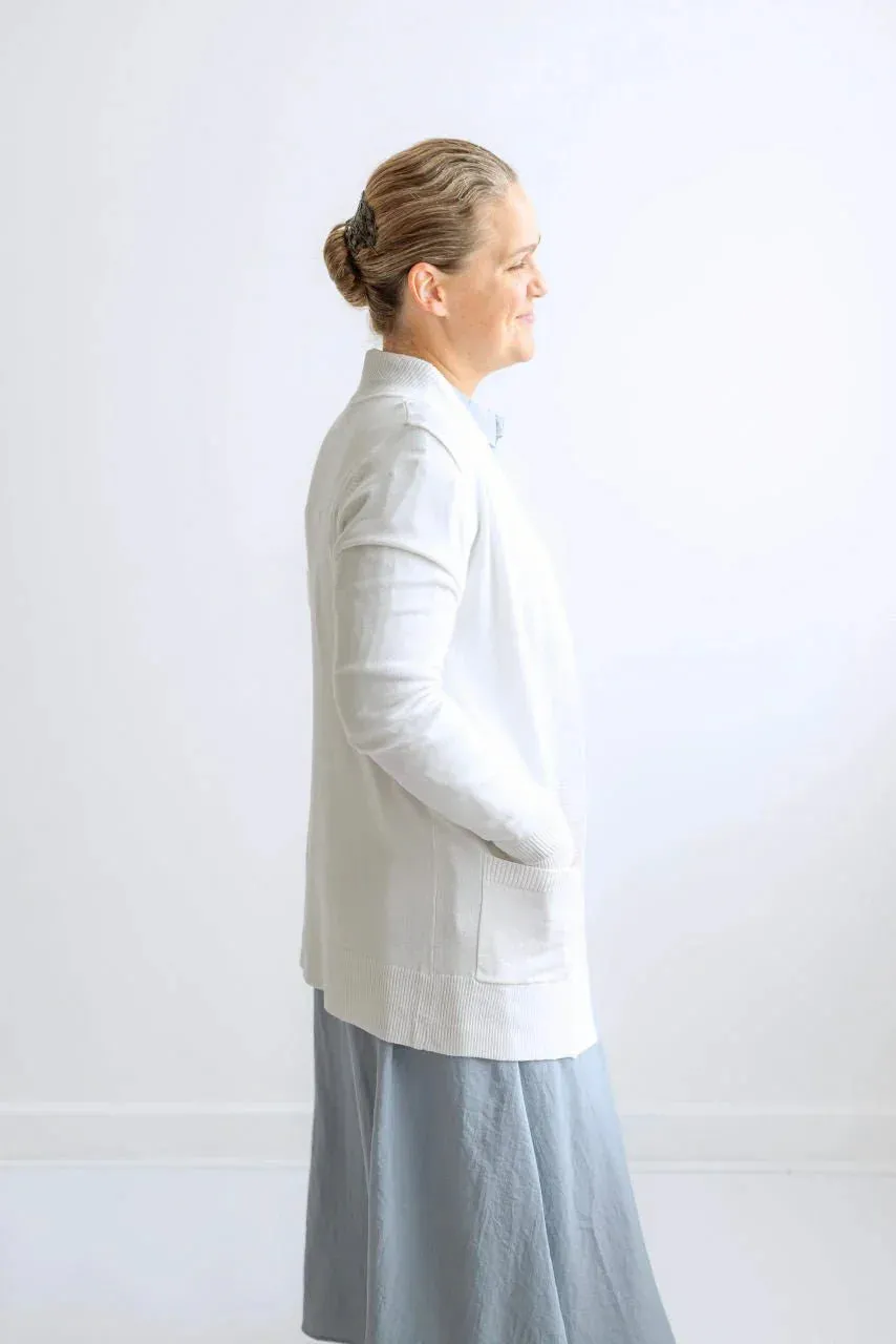 Della Cardigan in Ivory - FINAL SALE