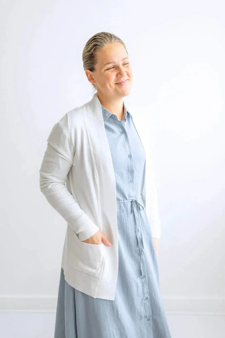 Della Cardigan in Ivory - FINAL SALE