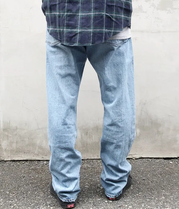 DESCENDANT/1986 STRAIGHT JEANS (INDIGO)