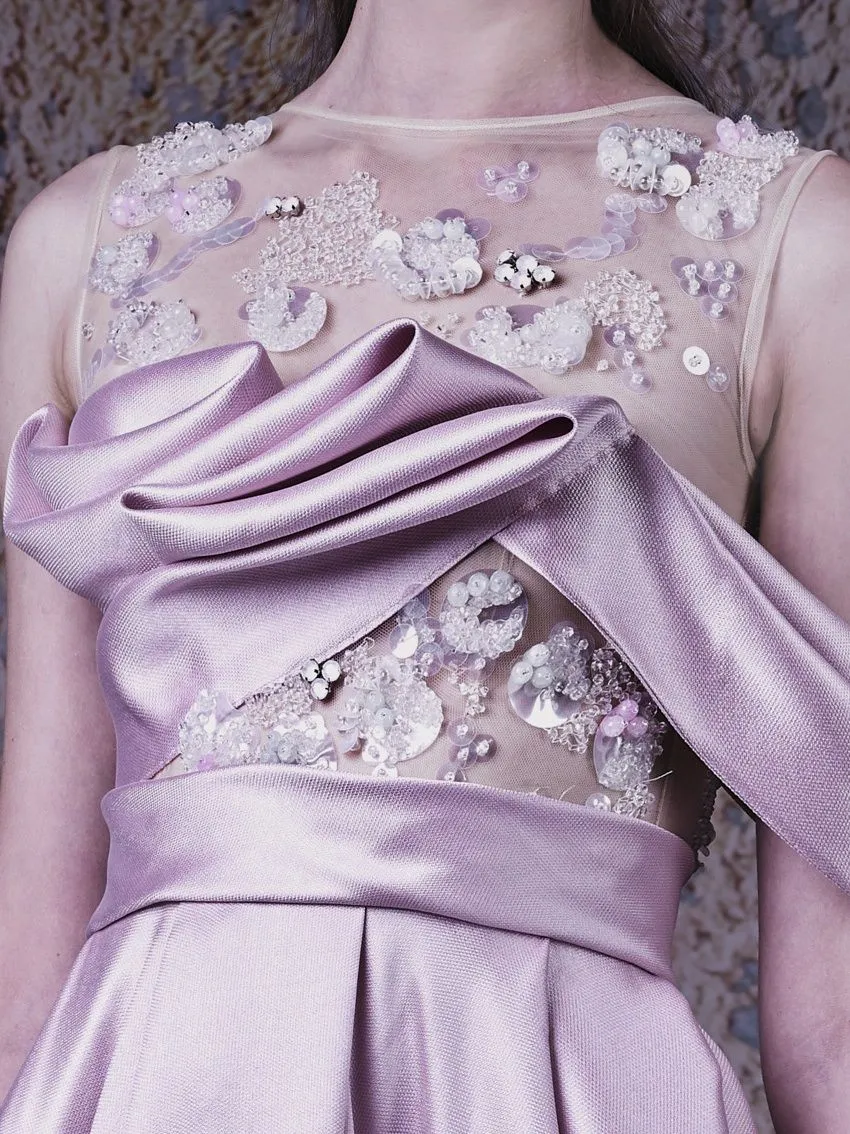 EMBELLISHED A-LINE DRESS