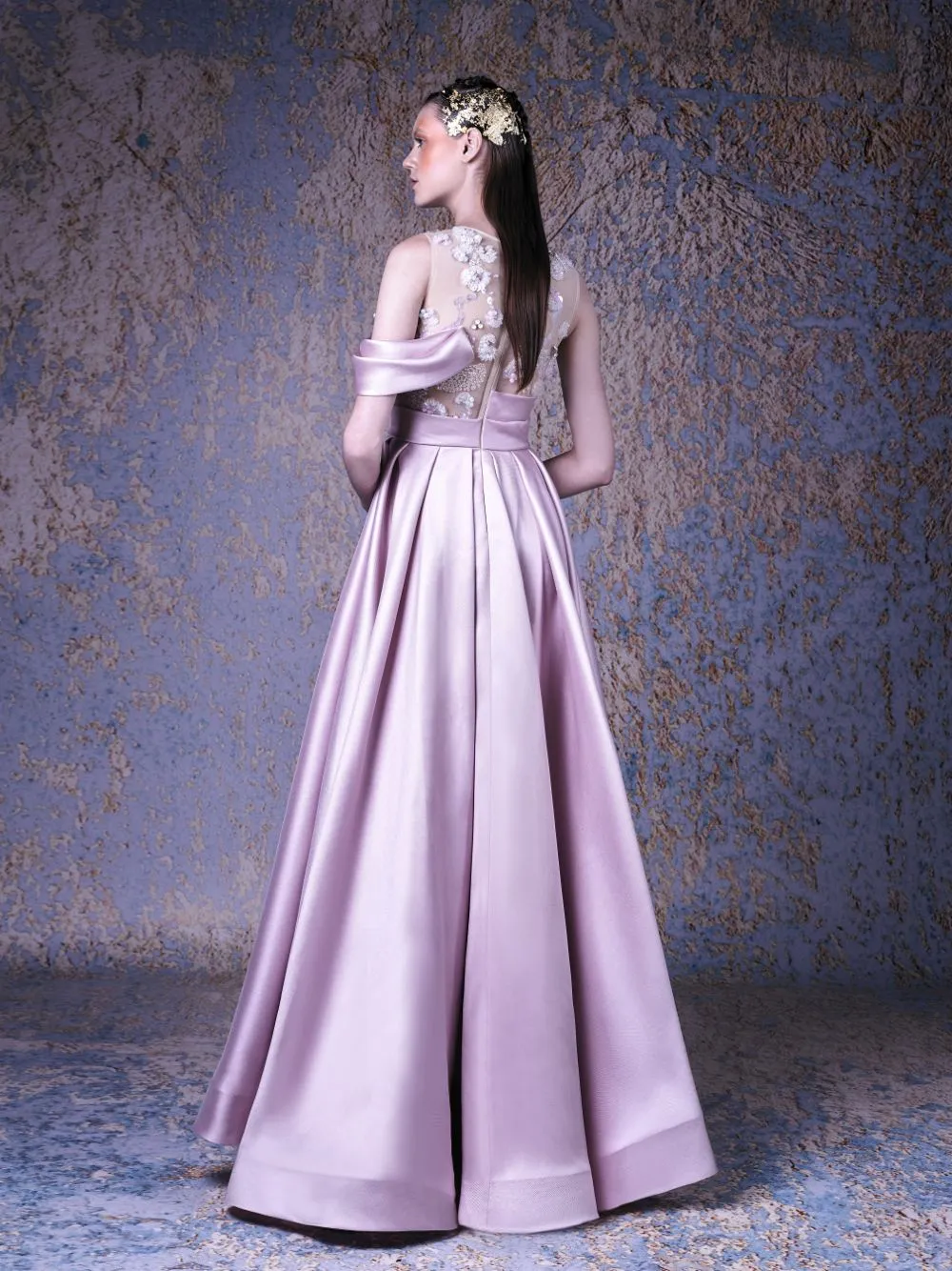 EMBELLISHED A-LINE DRESS