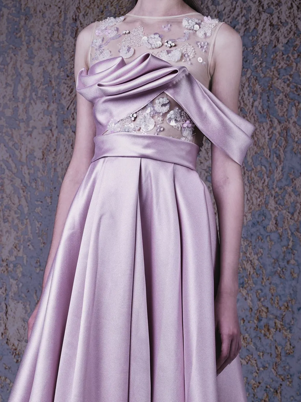EMBELLISHED A-LINE DRESS