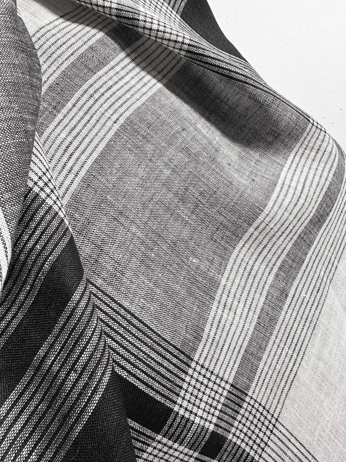 Italian Linen Plaid Shirting