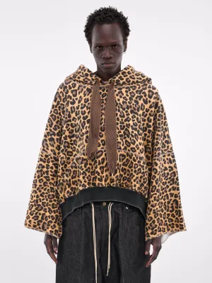 Leopard Devil Hoodie (K2410LC074-BROWN)