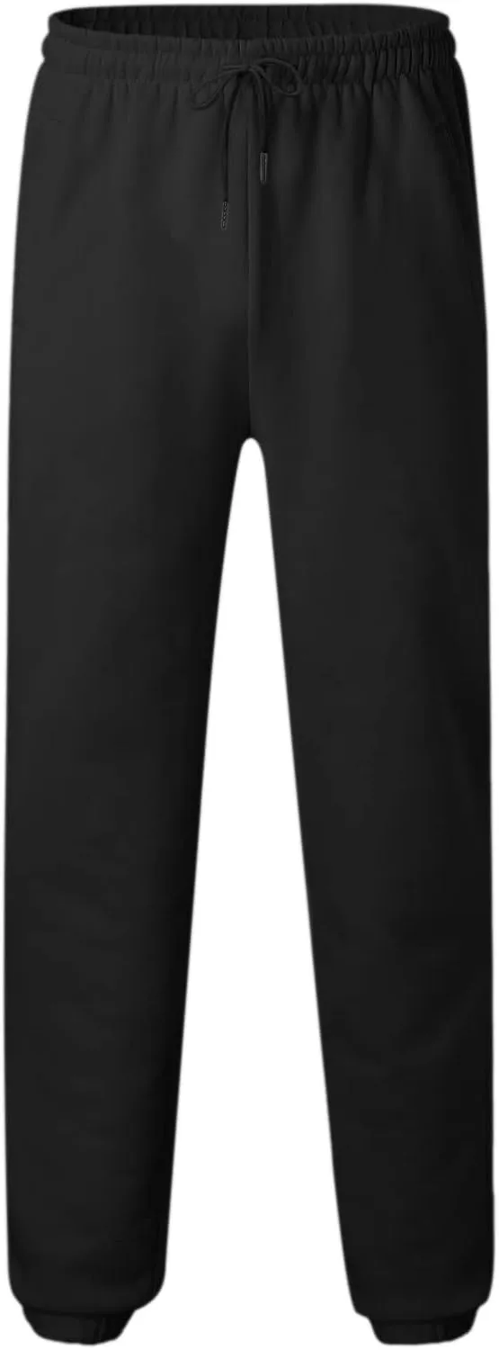 Mens Workout Cargo Sweatpants Work Jogger Pants with Pockets Mens Casual Pants Stretch Slim Fit Workout Bodybuilding