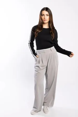 Racer Sweater - Black / Pearl / Silver