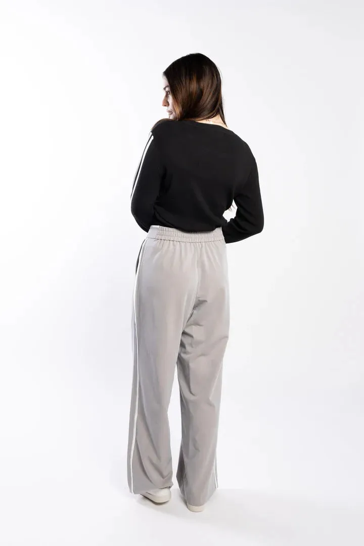 Racer Sweater - Black / Pearl / Silver