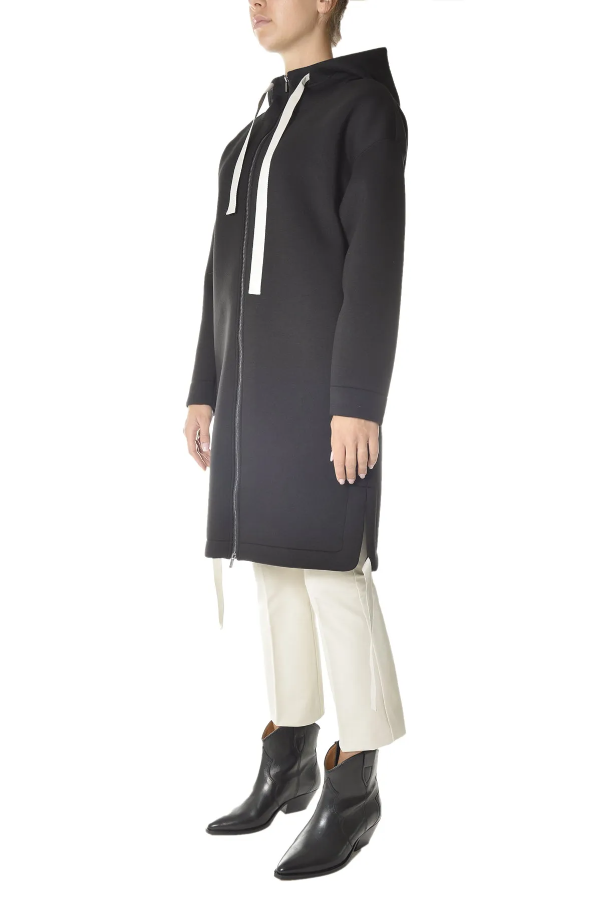 'S Max Mara Adesso Zipped Hooded Coat