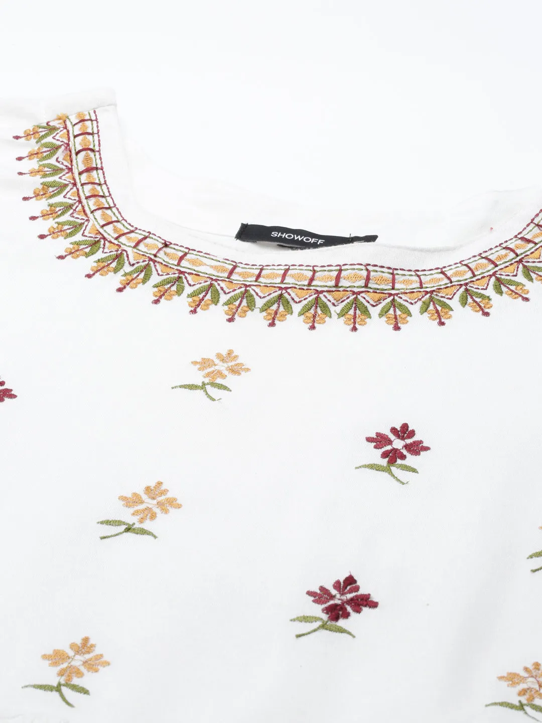 Women Multicolour Solid Anarkali Kurta
