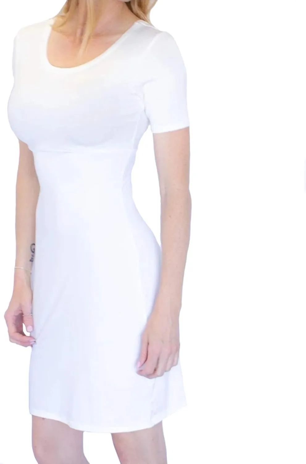 Women Tank Top Slip Layering HALFTEE SlipTEES Full Slip Tee Undershirt for Women & Teens XS-3X