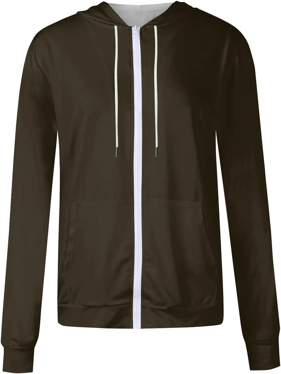 Womens Zip Up Hoodies Long Sleeve Oversized Sweatshirts Fall Winter Outfits Clothes Casual Jackets with Pockets